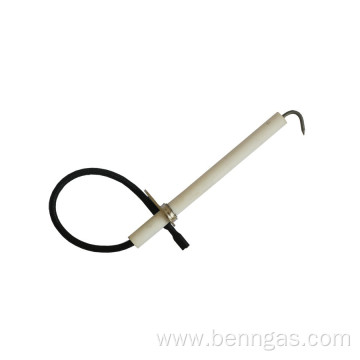 Gas heater ignition parts ceramic electrode